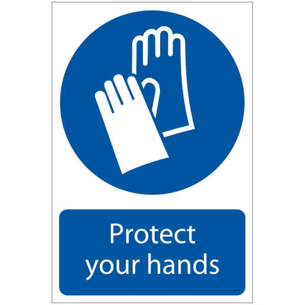 Draper 'Hand Protection' Mandatory Sign 72104-0