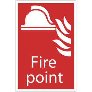 Draper 'Fire Point' Fire Equipment Sign 72445-0