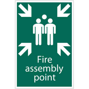 Draper 'Fire Assembly Point' Safety Sign 72463-0