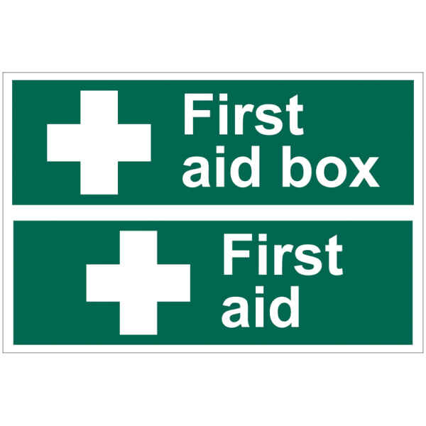 Draper 'First Aid Box' Safety Sign 72542-0