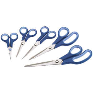 Draper 5 Piece Soft Grip Household Scissor Set 75552-0