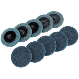 Draper Ten 50mm Polycarbide Abrasive Pads (Fine) 75622-0