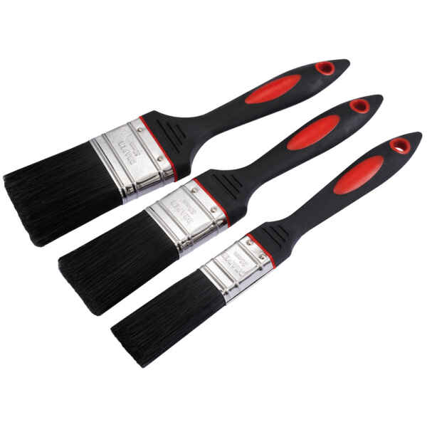 Draper Soft Grip Paint Brush Set (3 piece) 78628-0