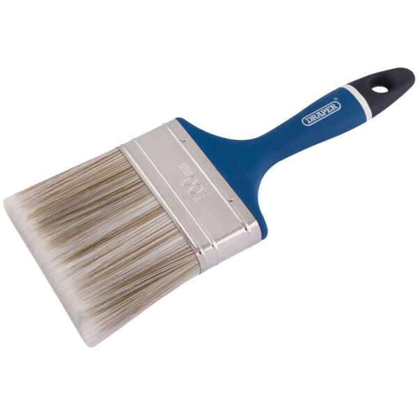 Draper Soft Grip Handle Paint-Brush 100mm (4") 82494-0