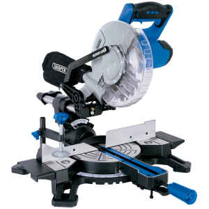 Draper 210mm 1500W 230V Sliding Compound Mitre Saw with Laser Cutting Guide 83677-0