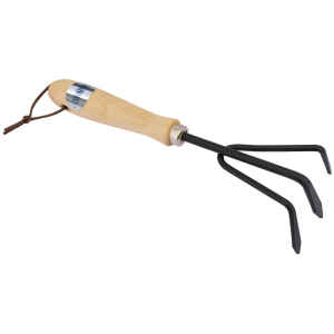 Draper Carbon Steel Hand Cultivator with Hardwood Handle 83991-0