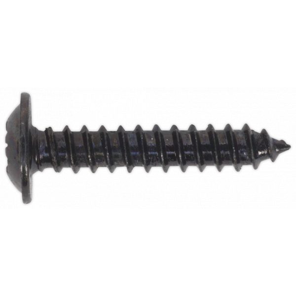 Sealey BST3519 Self Tapping Screw 3.5 x 19mm Flanged Head Black Pozi BS 4174 Pack of 100-0