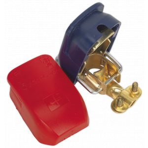 Sealey BTQK12 Quick Release Battery Clamps Positive-Negative Pair-0