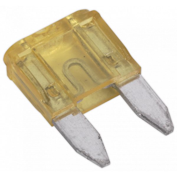 Sealey MBF2050 Automotive MINI Blade Fuse 20A Pack of 50-0