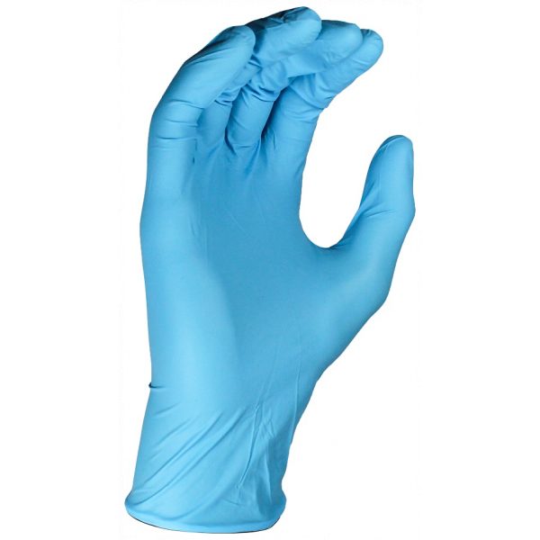 Shield 2 GD19 Blue Nitrile PF Disposable Gloves-74336