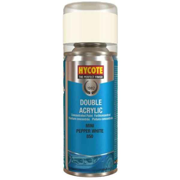 Hycote MINI Pepper White Spray Paint 150ml XDBM620-0