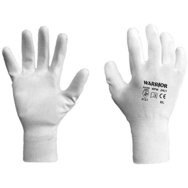 Warrior White Work Gloves
