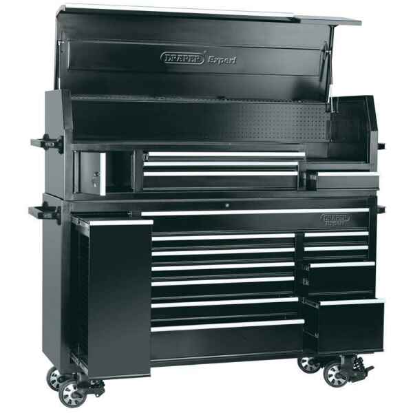 Draper 11174 72" Combined Roller Cabinet and Tool Chest 15 Drawer-0