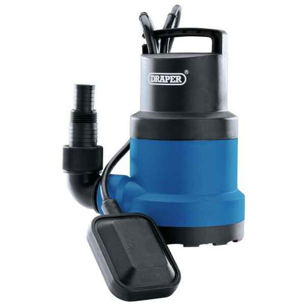Draper 98912 230V 250W Submersible Water Pump With Float Switch-0