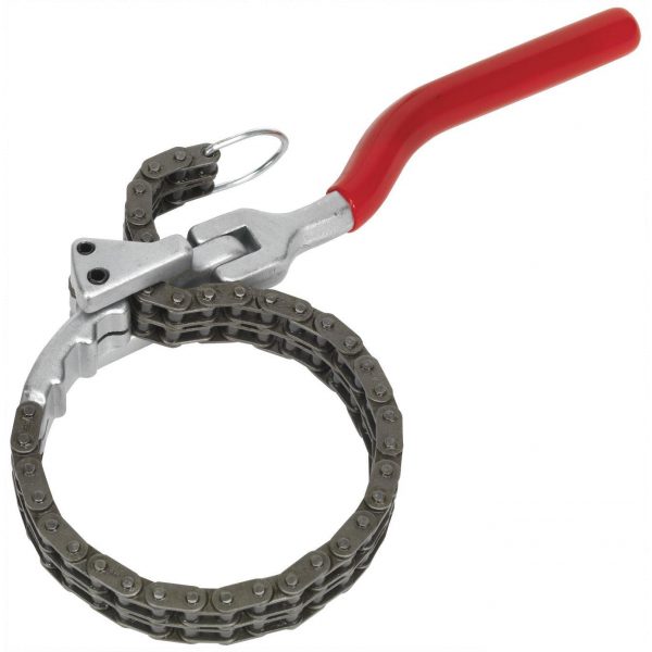 Sealey VS936 Oil Filter Chain Wrench Ø60-105mm-0