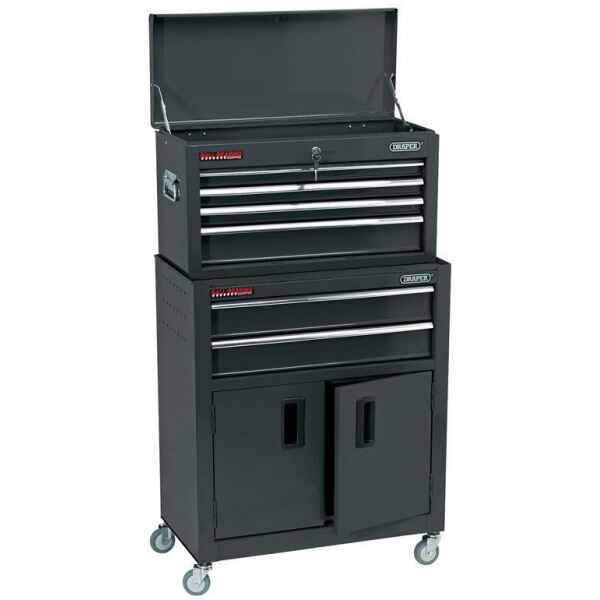 Draper 19572 24" Combined Roller Cabinet and Tool Chest 6 Drawer-0