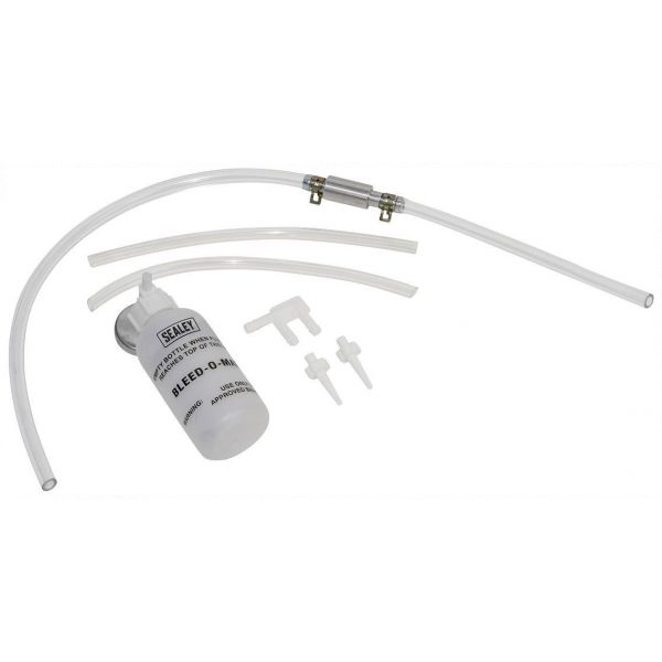 Sealey VS02011 Brake Bleeder Set with Container-0