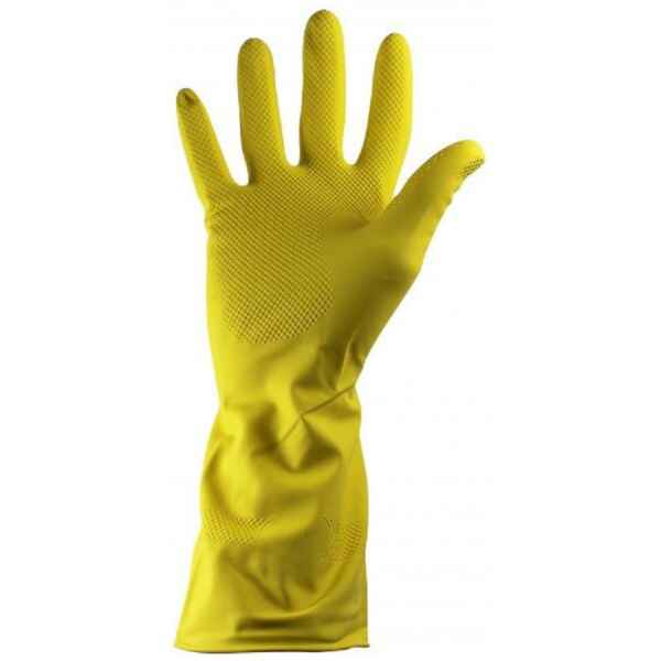 Ph Shield 2 Yellow Latex Rubber Household Gloves-0