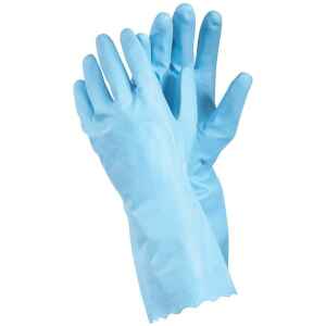 Ejendals TEGERA 8180 Blue PVC Vinyl Chemical Resistant Gloves