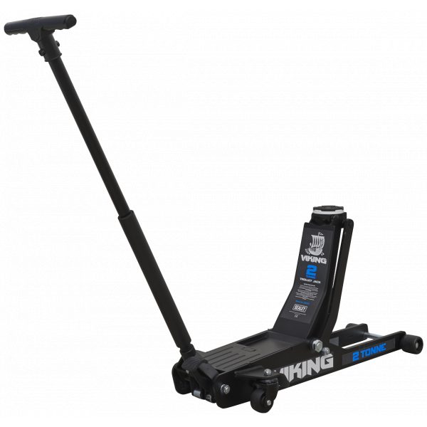 Sealey 2100TB Viking Low Entry Long Reach Trolley Jack 2tonne with Rocket Lift-0