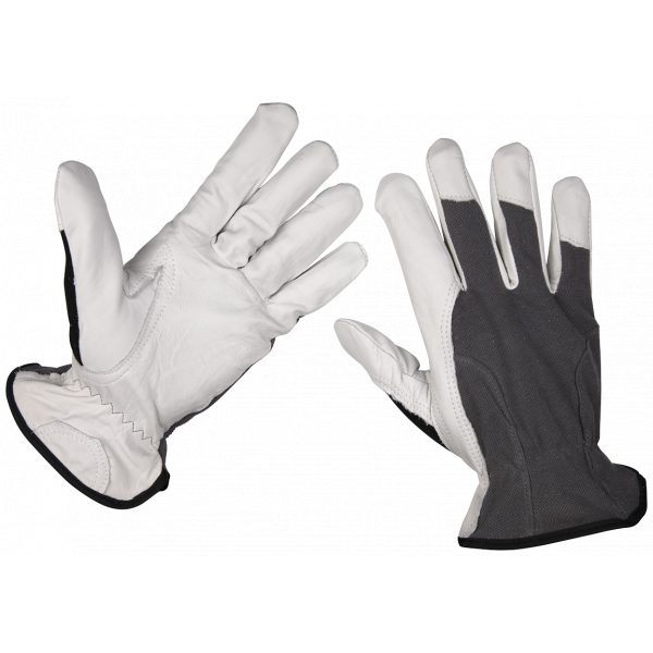 Sealey 9136L Super Cool Hide Gloves Large - Pair-0