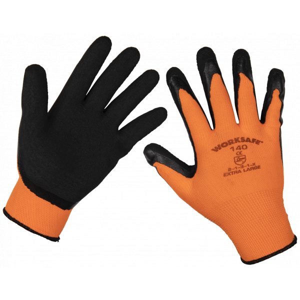 Sealey 9140XL Foam Latex Gloves (X-Large) - Pair-0