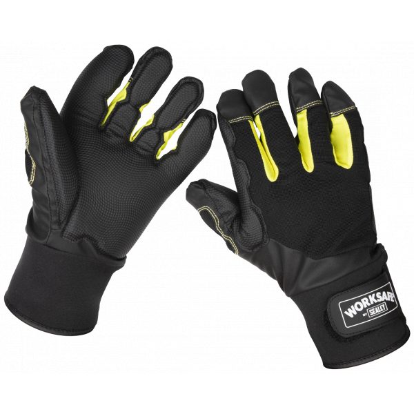 Sealey 9142L Anti-Vibration Gloves Large - Pair-0