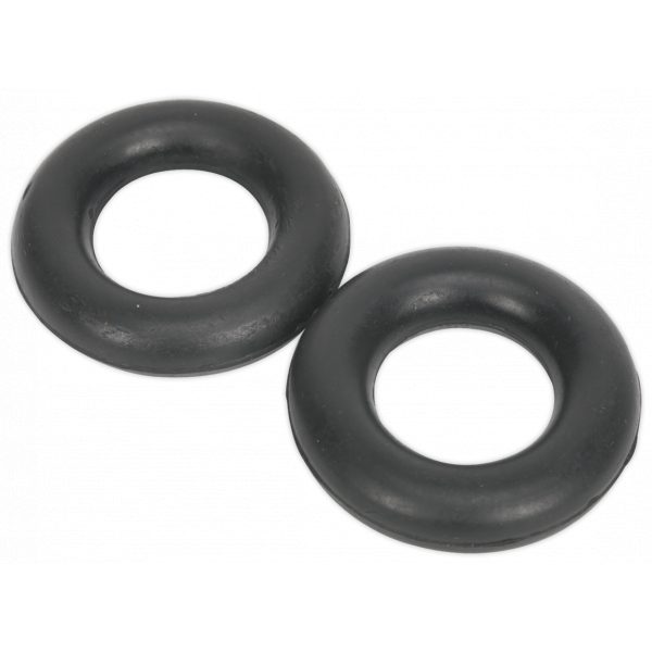 Sealey EX04 Exhaust Mounting Rubbers - L59 x W59 x D13.5 (Pack of 2)-0