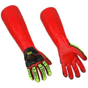 Ringers 18inch PVC Waterproof Cut Impact Chemical Protection Gloves 10 XL