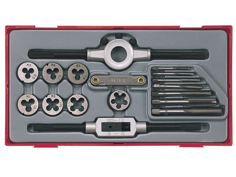 TTD17 Teng Tools 17 Piece Tap and Die Set