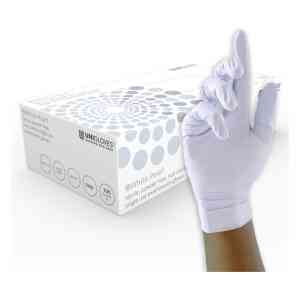 Box 100 Unigloves Blue Pearl Powder Free Disposable Gloves GP002