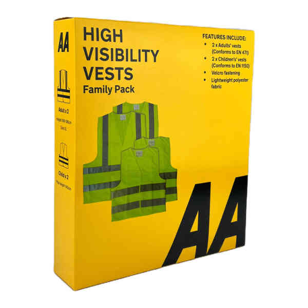 AA High Visibility Vests Family Pack